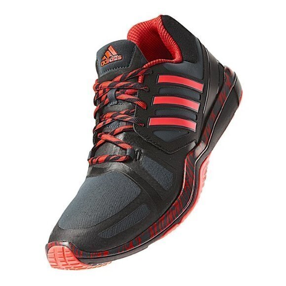 Adidas A.T. Speedcut TR Men's Running Shoe Q35137 Athletic Black and red Size 8 - Picture 1 of 4